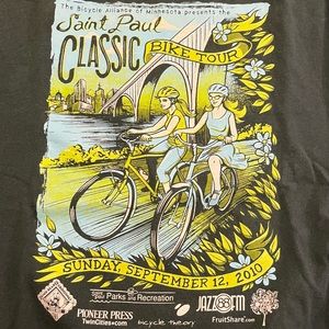 Vintage “Bike Ride” graphic-tee by (famous in MN) artist Adam Turman